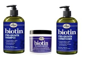 Difeel Biotin Pro Growth Shampoo, Conditioner and Mask With Free Shipping!