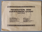 Federation Size Comparison Chart special ed.-Star Trek Blueprints 1982 20 x 28