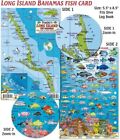 LONG ISLAND BAHAMAS DIVE MAP & REEF CREATURES GUIDE FRANKO By Franko Maps Ltd.