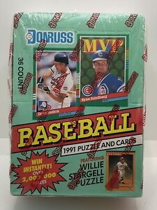 1991 Donruss Series 2 Baseball Hobby Box