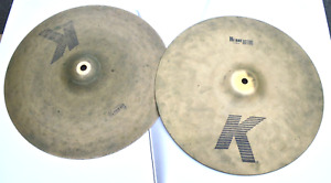 Zildjian 14” K Sweet Hi-Hat Cymbals Pair Top and Bottom used Hi Hat