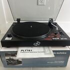 Audio-Technica AT-LP60BK Automatic Belt-Drive Turntable Record Player - Black