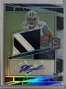 New Listing2023 Deuce Vaughn Panini Spectra RPA Rookie Patch Auto SP RC /60