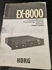 Korg EX-8000 Programmable Polyphonic Synthe Module Owners Manual