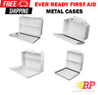 Ever Ready METAL Box Empty Case for First Aid Kit EMT EMS Medical Wall Mount