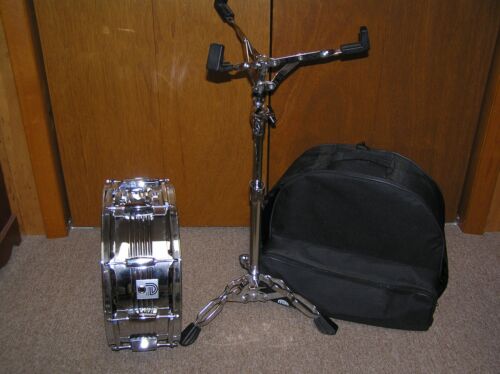 Percussion Plus Snare Drum with stand and case gently used.