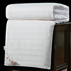 Handmade Chinese Silk Comforter Queen Blanket Quilt Plaid Bedding Filling Duvet