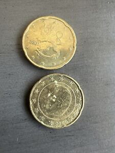 EUROPEAN UNION (FINLAND) 🇪🇺 / 🇫🇮 TWENTY (20) EURO CENTS COIN LOT 2 Pcs