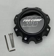 Pro Comp Flat Black Wheel Center Cap W/Screws 703186502 Resin Logo