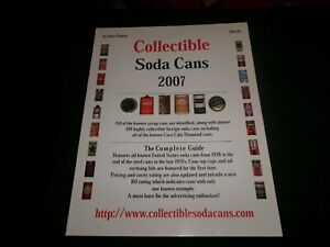 STUNNING Cone Top & Flat Top Soda Can Collectors Book, 6000 PHOTOS OF SODA CANS