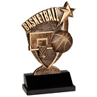 Basketball Trophy Gold/Bronze Color Team Sports Awards Champions Compitition