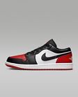 New Nike Air Jordan 1 Low Shoes Sneakers - Black/ Varsity Red (553558-161)
