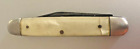 Vintage Kutmaster Pocket Knife: Utica NY USA; 2 Blades; Pearl Look Handles