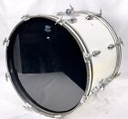 Nice Vintage 1970's 1980's Slingerland 20”x14” BASS Drum In WHITE Serial 47898