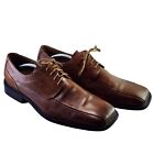 Stacy Adams Mens Shoes Size 12M Brown Leather Oxfords Lace Up Dress