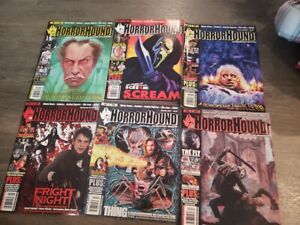 Horror Hound Magazine Lot 2011, 6 Magazines