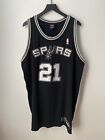 Vintage Nike Tim Duncan San Antonio Spurs Sewn Jersey Size 3XL 56