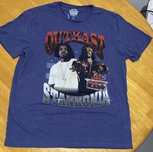 Outkast Stankonia T-Shirt Men's XL  Blue Big Boi Andre 3000 Atlanta Blue