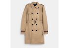 Coach men's belted Trench Coat New With Tags Size XL