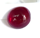 Natural Red Ruby 13.50 Ct Cabochon Cut Certified Loose Gemstone 13x12x6 mm