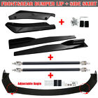 For Mitsubishi Lancer Front Bumper Lip Spoiler Body Kit + Rear Lip + Side Skirt (For: Mitsubishi Lancer)