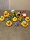 Rubber Ducks Duckies And Other Bath Toys Lot of 12