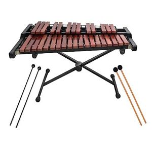 32 Note Xylophone Professional Wooden Glockenspiel Xylophone with Mallet and