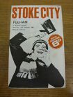 27/08/1966 Stoke City v Fulham  (number on front). Please find this item offered
