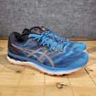 Asics Gel-Nimbus 23 Mens Size 12.5 1011B004 Reborn Blue & Black Running Shoes