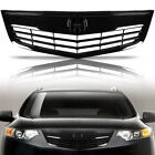 Fits 2011-2014 Acura TSX GLOSSY BLACK Grille Front Upper Bumper Grill Assembly (For: 2011 Acura TSX Base 2.4L)