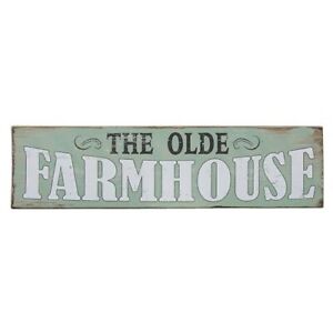 New Light Green THE OLD FARMHOUSE SIGN Wood Wall Hanging 21
