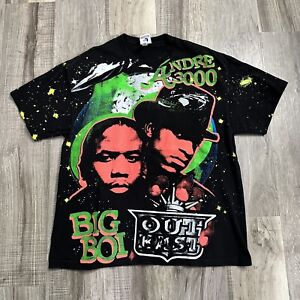 Backstock Co Andre 3000 Outkast Big Boi Graphic AOP Shirt Men’s Size XL