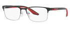 New PRADA Linea Rossa Eyeglasses VPS 50P YDC-1O1 Black Optical Frame 55-17-145
