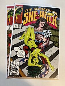 The Sensational She Hulk #38-39 (Marvel 1992) - John Byrne Bikini Cover! - CC