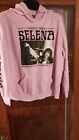 Selena Quintanilla Queen of Cumbia Officially Licensed Size L PINK Hoodie Shirt