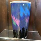Starbucks Alaska Tumbler Ceramic Northern Lights Travel Mug 12oz