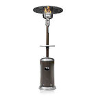 Propane Patio Heater 48,000 BTU Commerical Heat with Adjustable Table + Wheel