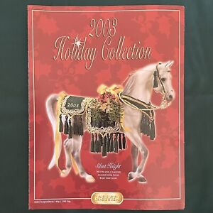 Breyer 2003 HOLIDAY COLLECTION TRI-FOLD DEALER CATALOG from A Bennish Collection