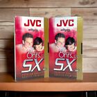 New ListingNEW JVC SX T-120DU BLANK 120 MINUTE VHS VIDEO TAPE  LOT OF 2 VHS SEALED