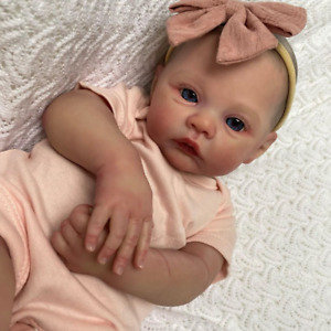 New Listing19inch Newborn Baby Dolls Soft Cloth Body Reborn Doll Gift Toys