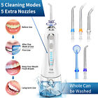 Cordless Dental Water Flosser Oral Irrigator Teeth Cleaner 8 Jet Tips