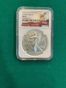 New Listing2020-(W) American Silver Eagle Struck At West Point Mint PCGS MS-70 First Strike
