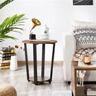 Industrial Side Table Metal Side Table Small Round Sofa Table End Tables Used
