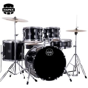 Mapex COMET 5-Piece Complete Drum Kit With Fast Toms Black CM5044FTCDK