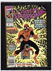 Amazing Spider-Man #341 Marvel 1990 Newsstand Low Grade