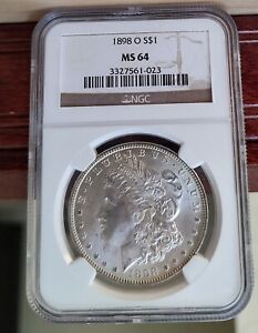 1898 O Morgan Dollar NGC MS64