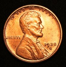 1928-S Lincoln Wheat Cent, Gem BU++++Red