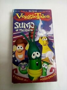 2004 Big Idea Veggie Tales Sumo of the Opera Kids Christian VHS