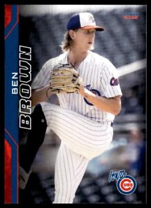 2023 Choice Ben Brown Minor League Rookie Iowa Cubs Chicago Cubs Top Prospect