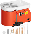 VIVOHOME 25CM Pottery Wheel Forming Machine 350W Electric DIY Clay Tool Orange